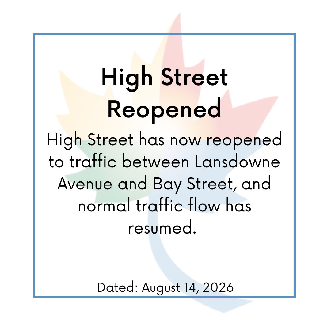 High Street Reopened